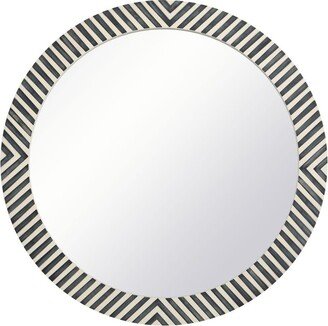 MR53636 Oullette 36 Diameter Circular Flat Wood - Chevron