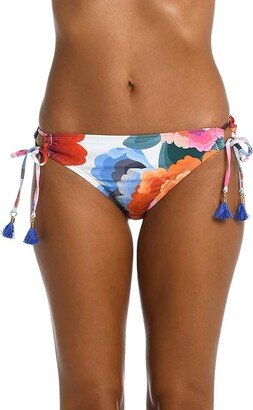 Floral Rhythm Adjustable Loop Hipster (Multi) Women's Swimwear