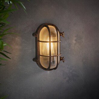 Dunelm Listera Outdoor Wall Light Brown