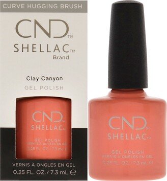 Shellac Nail Color - Clay Canyon by for Women - 0.25 oz Nail Polish