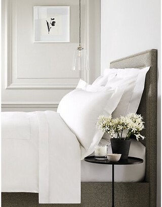 White Pimlico Cotton Duvet Cover 290cm x 235cm