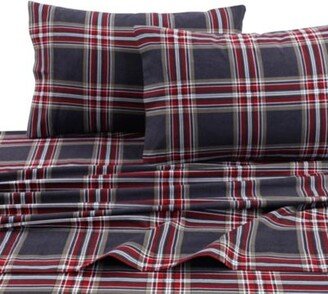 Heritage Plaid 5 Ounce Flannel Printed Extra Deep Pocket Sheet Set