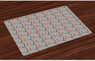 Modern Art Place Mats, Set of 4