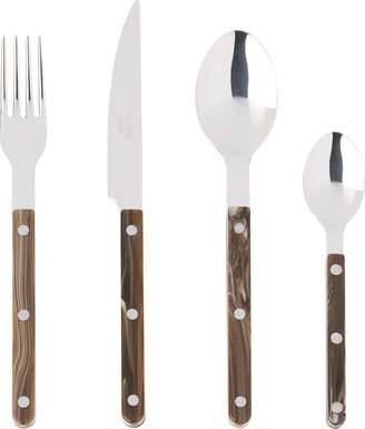 Brown Bistrot Brilliant Flatware Set, 4 pcs