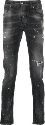Iggy distressed-finish skinny jeans