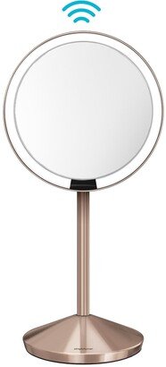 5 Sensor Makeup Mirror with Travel Case, Rose Gold Finish