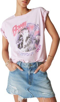 Bowie Neon Cotton Graphic T-Shirt