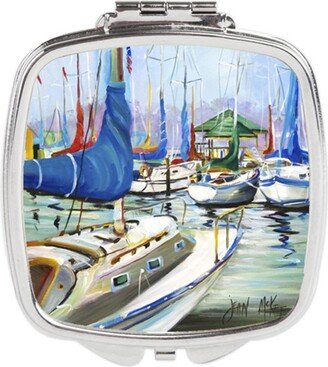 JMK1241SCM Day Break Sailboats Compact Mirror