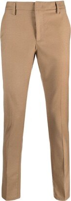 Tapered-Leg Virgin Wool Trousers