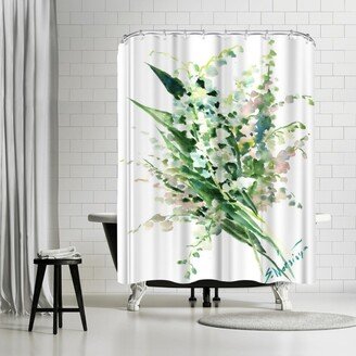 71 x 74 Shower Curtain, Lilies Of The Valley 2 by Suren Nersisyan