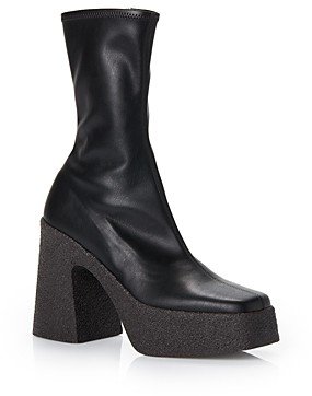 Women's Block Heel Platform Booties