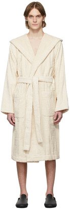 Beige Intreccio Bath Robe