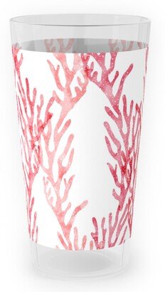 Outdoor Pint Glasses: Coral - Pink Outdoor Pint Glass, Pink