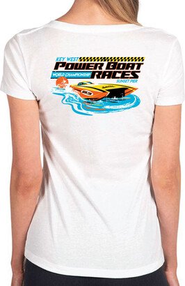 Power Boat Races Women's V-Neck