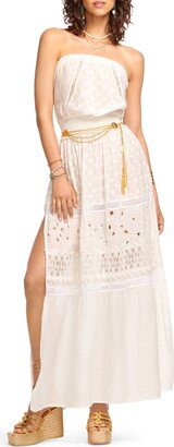 Lucia Strapless Cotton & Silk Cover-Up Dress