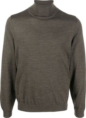 Rolled-Neck Virgin Wool Jumper