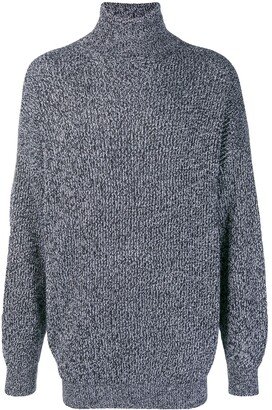 Oversized Polo Neck Jumper