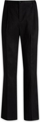 Mid-Waisted Straight Leg Pants-AA