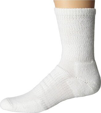 Walking Crew Single Pair (White) Crew Cut Socks Shoes