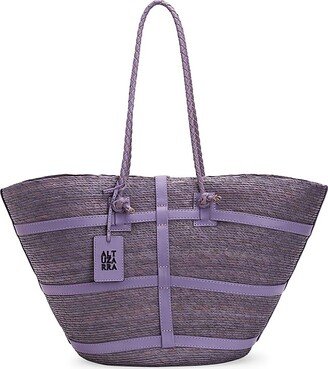 Large Watermill Straw Tote Bag