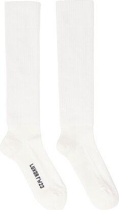 Off-White Knee High Socks