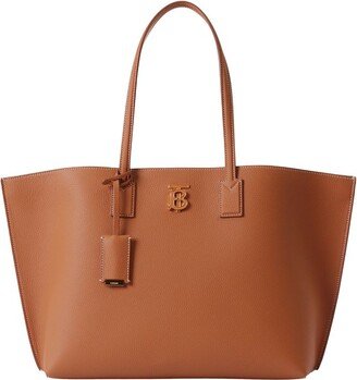 Medium Leather Monogram Motif Tote