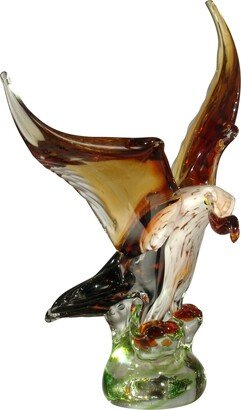 Bald Eagle Handcrafted Art Glass Figurine