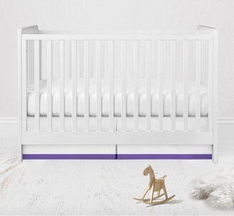 MixNMatch Purple Band Crib/Toddler ruffles/skirt