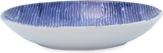 Viva Santorini Stripe Ceramic Pasta Bowl