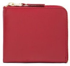 Classic Small Zip Wallet in Red