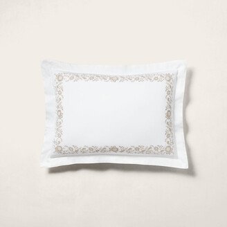 Organic Cotton Eloise Embroidery Sham