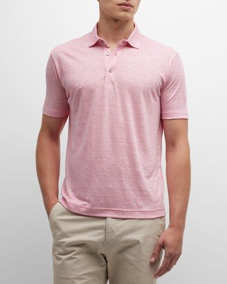 Men's Linen Jersey Dublon Polo Shirt