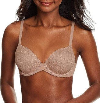 Women's One Fab Fit Modern Demi Lightly Padded Convertible Underwire T-Shirt Bra Dm7543 (Evening Blush/Sandshell) Women's Bra