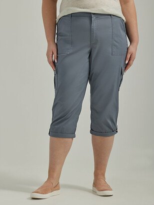 Ultra Lux Flex-to-Go Cargo Capri Dusty Jade