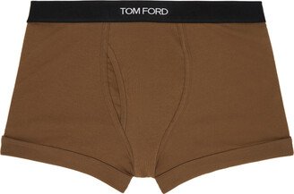 Brown Elasticized Boxers