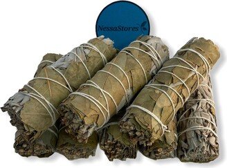 Nessastores - White Sage + Bay Leaves Smudge Incense 4 Bundle #jc-190 | 3 Pcs