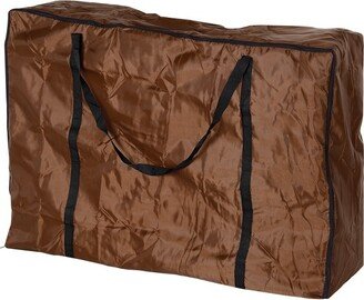 Unique Bargains Outdoor Camping Waterproof Folding Lounge Chair Storage Bags 1 Pc Brown