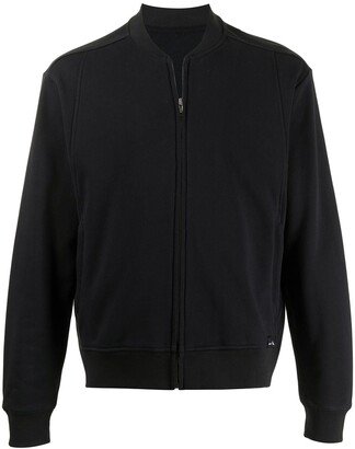 Zipped-Up Bomber Jacket-AA