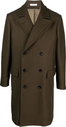 Long-Sleeved Double-Breasted Coat-AD