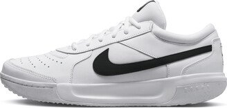 Men's Court Air Zoom Lite 3 Tennis Shoes in White-AA