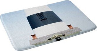 Ann Hudec Lighthouse Memory Foam Bath Mat Blue