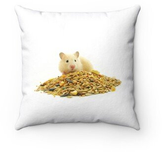 Hamster Pillow - Throw Custom Cover Gift Idea Room Decor