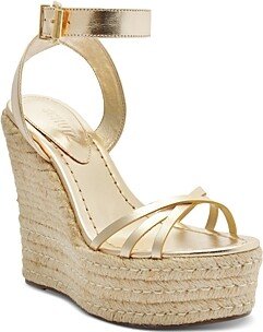 Women's Alexandra Ankle Strap Espadrille Platform Wedge Sandals