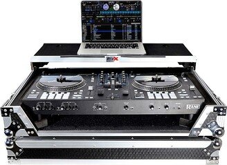 ProX Flight Case For RANE ONE DJ Controller with Sliding Laptop Shelf, 1U Rack, and Wheels