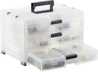 3-Case Storage Chest Translucent