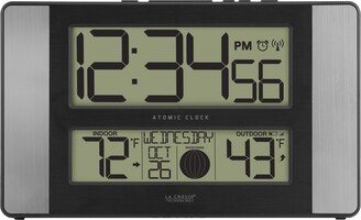 Atomic Digital Clock with Indoor and Outdoor Temperature