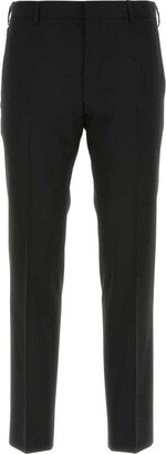 Tailored Straight Leg Cropped Pants