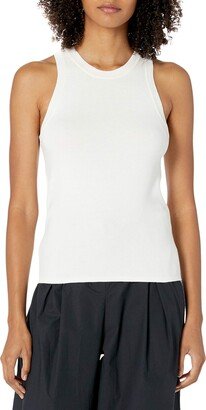 Women's Gina Fitted Sleeveless High-Neck Cut-In Sweater Tank