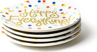 Happy Everything by Laura Johnson Happy Dot Salad Plate, Set of 4