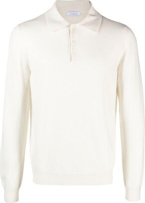 Polo-Collar Cashmere Jumper-AB